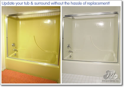Miracle Method Surface Refinishing Blog, Can I Paint My Fiberglass Bathtub