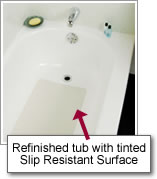 Can a non slip surface be added to my tub or shower? - Miracle