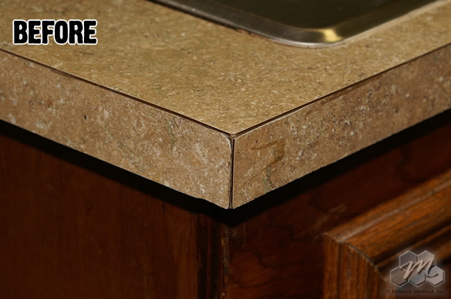 Update Your Countertops With A New Color And A Bullnose Edge Miracle