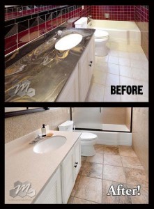 Tile Bathroom Before After