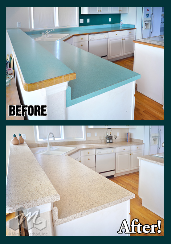 Revive Your Outdated Kitchen with Countertop Refinishing Miracle