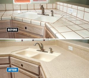 Countertop Refinishing Revitalizes Outdated Kitchens! - Miracle Method ...